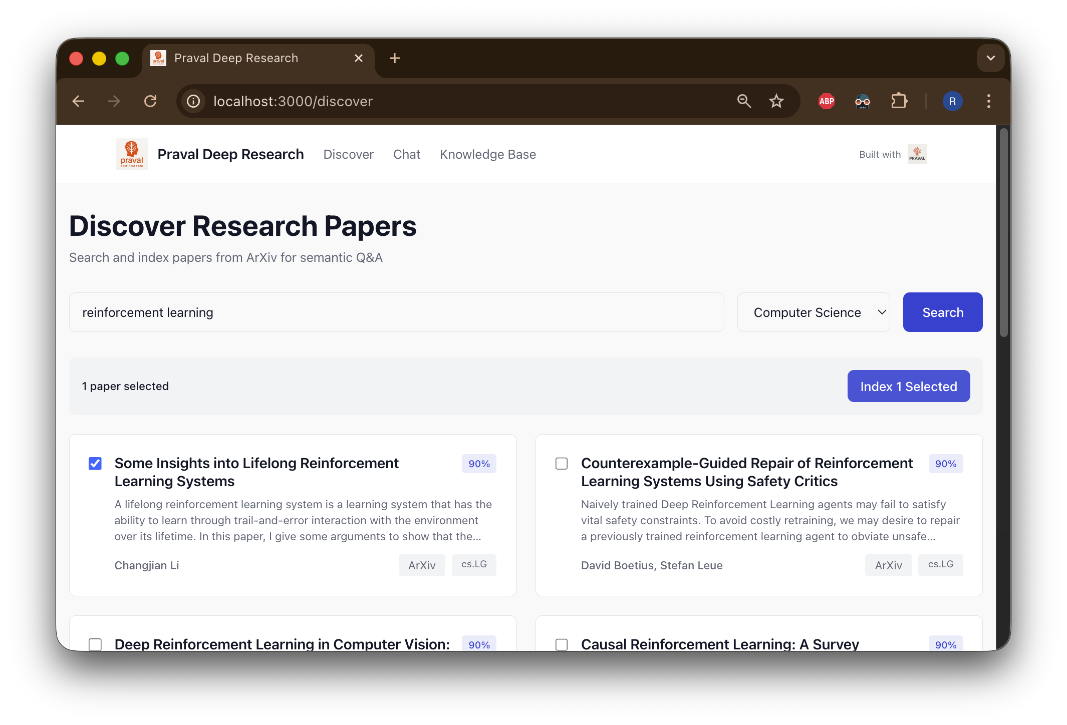 Praval Deep Research Architecture